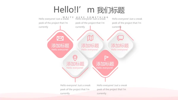 粉色唯美护士长述职报告动态PPT