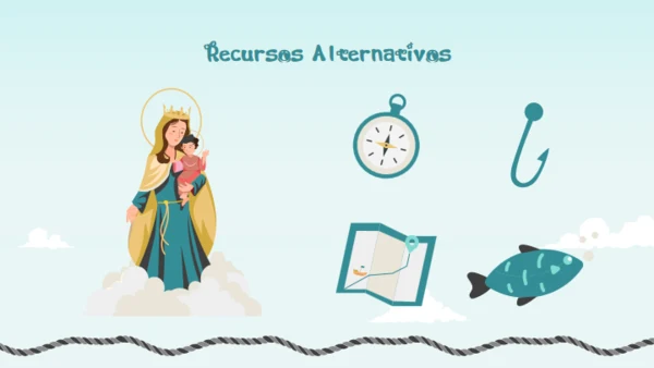 卡门圣母节介绍通用PPT模板