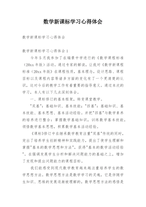 数学新课标学习心得体会_3.docx