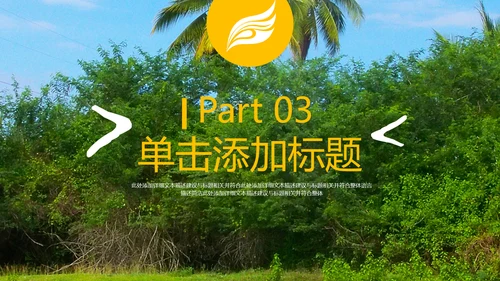 欧美风海南三亚旅游旅行社宣传PPT模板
