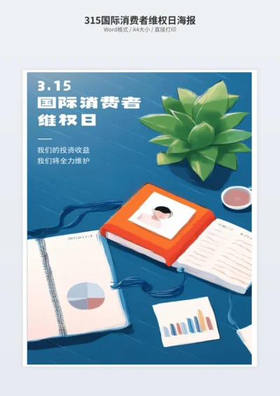 315国际消费者维权日海报