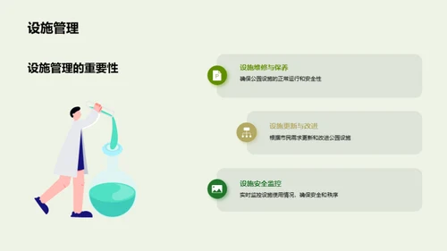 绿意盎然的未来公园