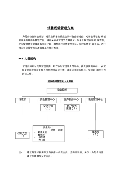 销售现场管理方案.docx