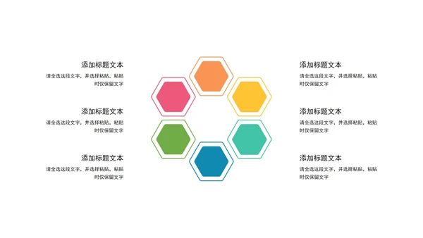 一键改色通用循环圆环关系图PPT模板