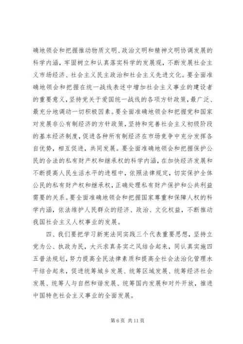 学习宪法心得体会精选.docx