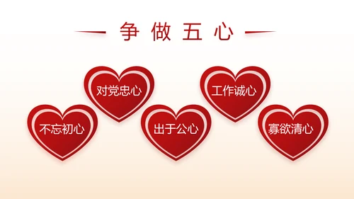 红色大气党支部党建述职报告动态PPT