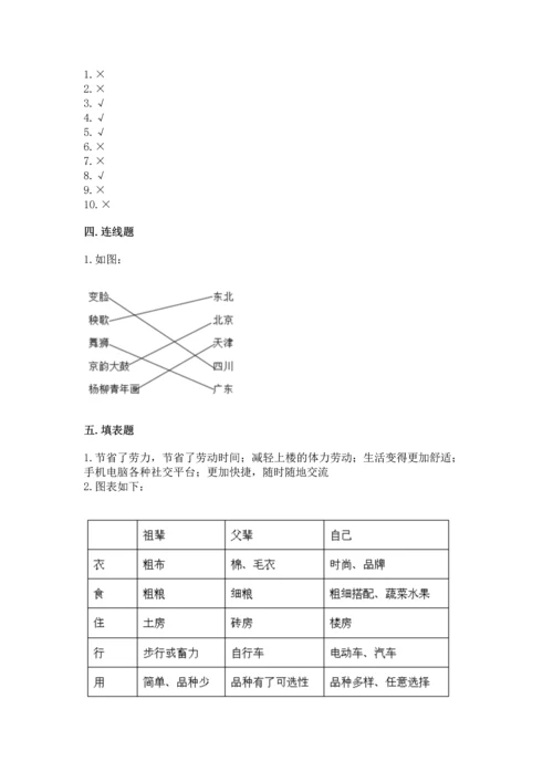 部编版小学四年级下册道德与法治《期末测试卷》含完整答案（夺冠系列）.docx