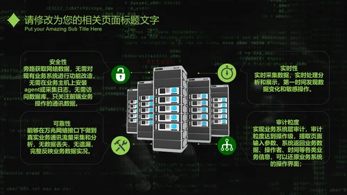 互联网信息安全汇报PPT模板