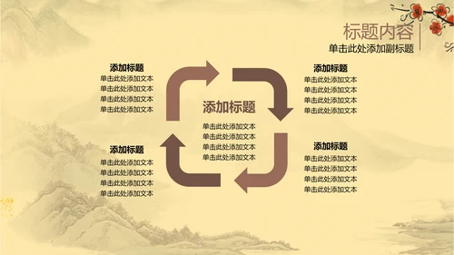 古香古色瓷器古董艺术ppt动态模板