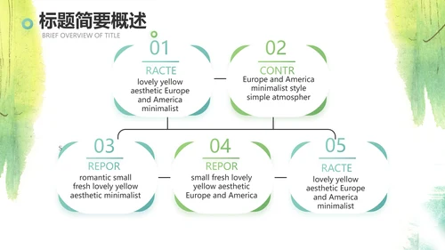 语文教学工作总结汇报计划商务动态PPT模板