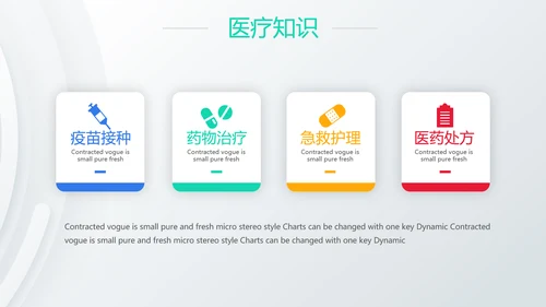 创意大气医疗行业工作总结汇报动态PPT模板