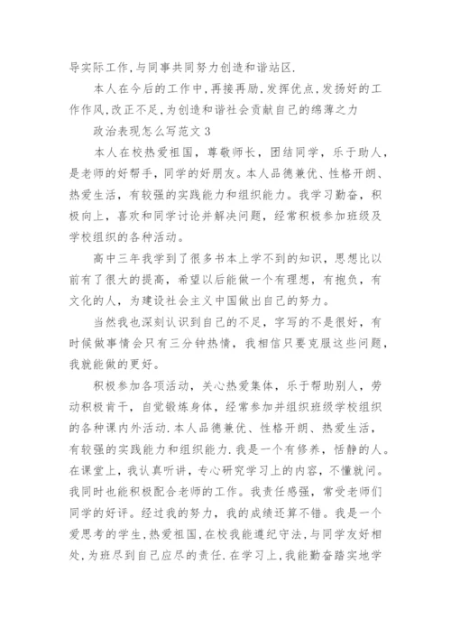 政治表现怎么写范文.docx