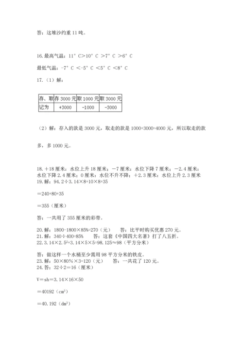 六年级小升初数学解决问题50道附答案【实用】.docx