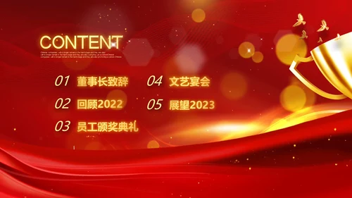 年会2023颁奖庆典开门红春节晚会PPT