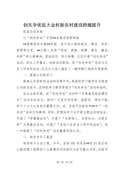 创先争优促大金村新农村建设跨越提升 (4).docx