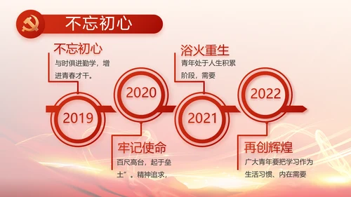 点燃青春热血展现青年风采五四青年节PPT