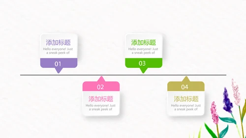 水彩风幼儿园教育心得体会工作总结汇报动态PPT模板