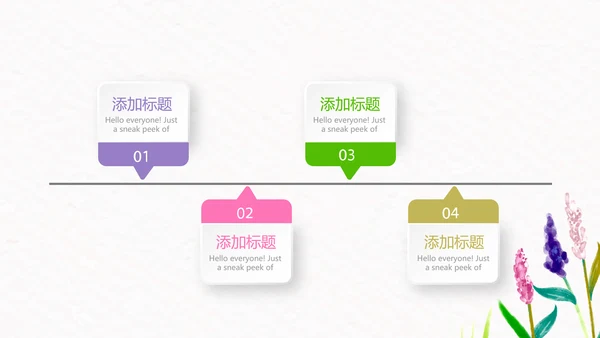 水彩风幼儿园教育心得体会工作总结汇报动态PPT模板
