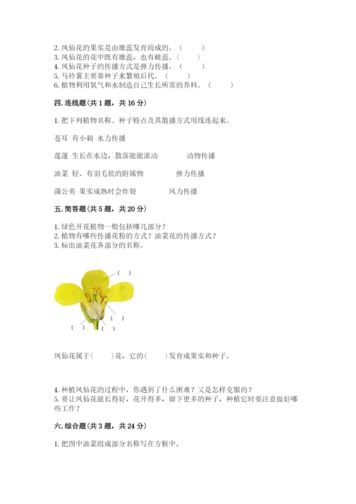 科学四年级下册第一单元植物的生长变化测试卷完整.docx