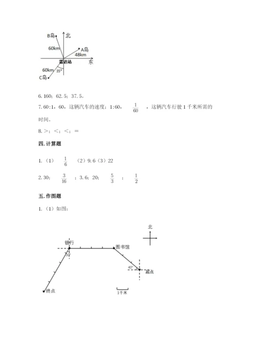 六年级数学上册期末考试卷（考点梳理）.docx