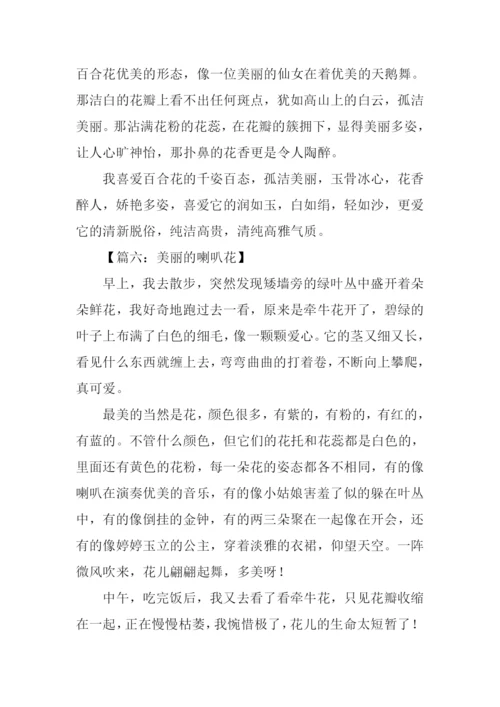 花的作文400字四年级.docx