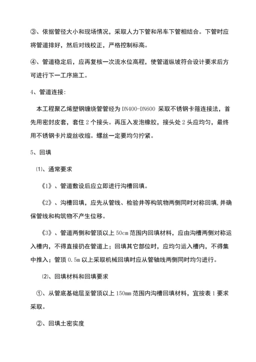 塑钢缠绕管综合标准施工专业方案修复的.docx