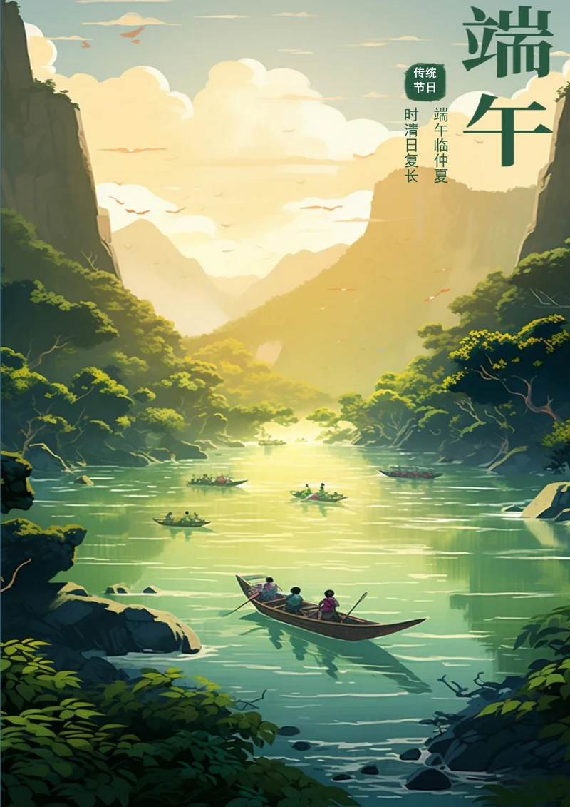 传统节日端午节海报