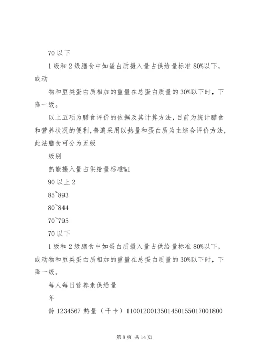 膳食营养评估分析报告.docx