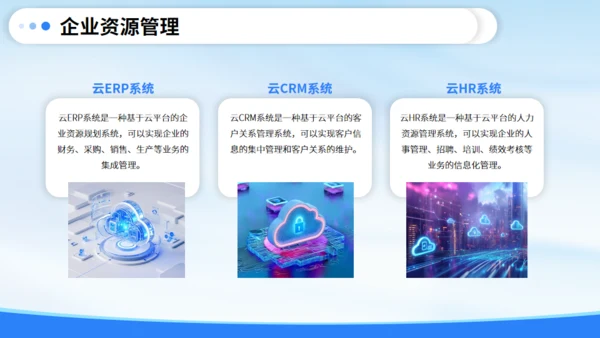 微软风企业云平台简介通用PPT模板