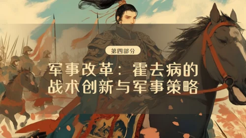 霍去病介绍通用PPT模板