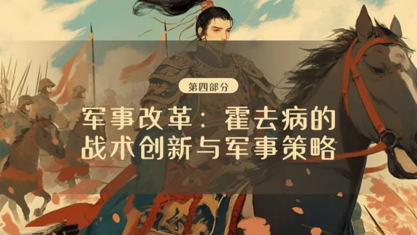 霍去病介绍通用PPT模板