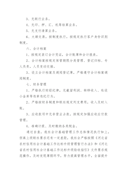 会计代理记账公司自查报告.docx