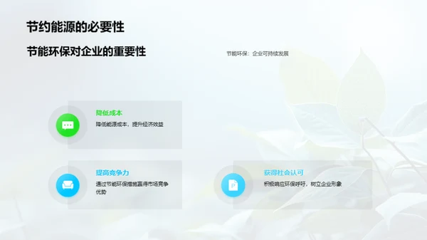 节能环保：企业的责任与机遇