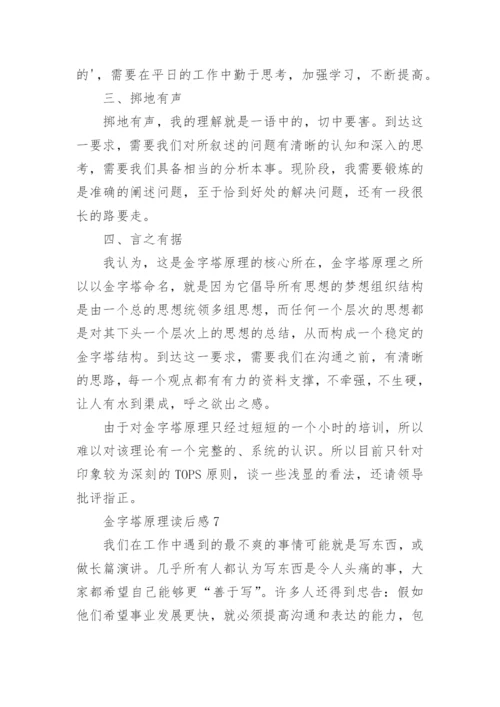 金字塔原理读后感.docx