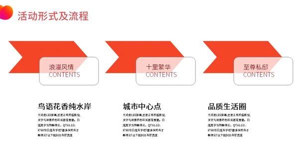构建奢华时尚生活春季暖场活动通用PPT模板