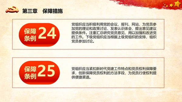 学习中国共产党党员权利保障条例解读PPT党员的13项权利