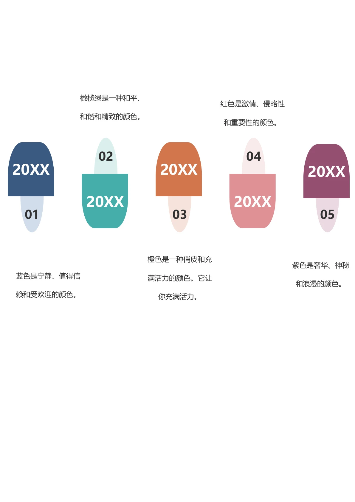 简单时间线模板