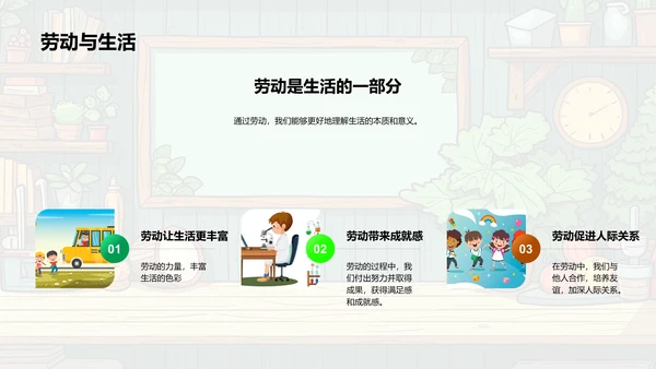劳动教学实务PPT模板