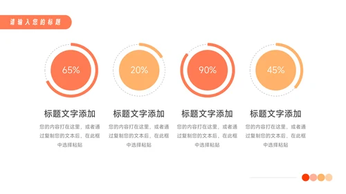 橙色渐变极简风健康护理培训PPT模板