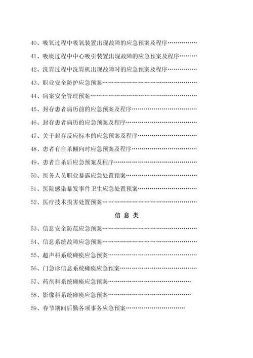 医院应急预案汇编(DOC 160页).docx