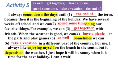 外研版九年级上册Module 2 Unit 3 Language in use语法课件＋音频(共14