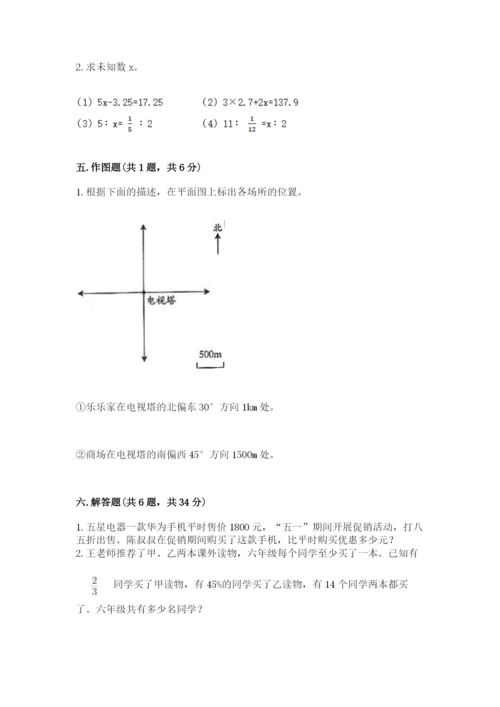 小学六年级下册数学期末卷精品【全优】.docx