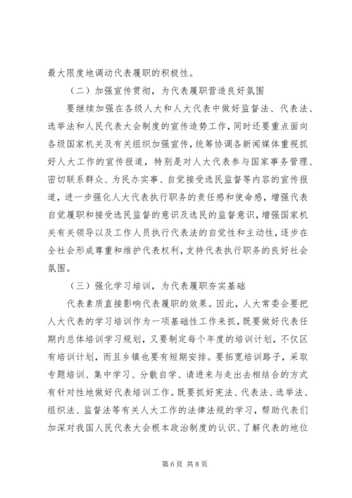 人大代表履职情况调研报告.docx