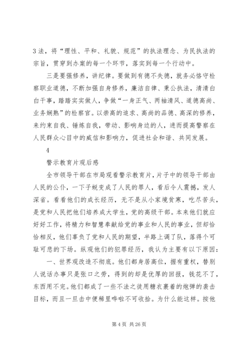 观看党内教育警示片 (2).docx