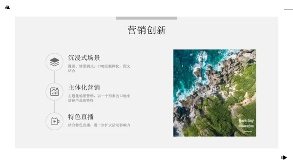 品牌合作策划蔚蓝大海碧海沙滩通用PPT模板