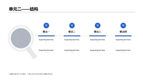 白色网络在线课程培训课件PPT案例