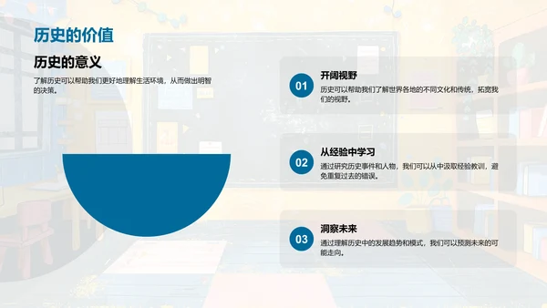 历史知识讲解PPT模板