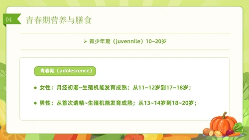 绿色简约风儿童膳食营养健康饮食知识培训PPT