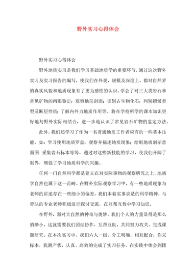 野外实习心得体会 (2).docx