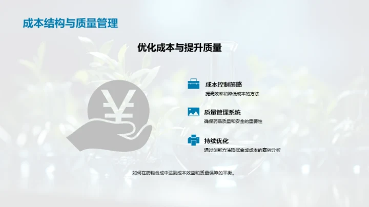 药物合成策略与展望